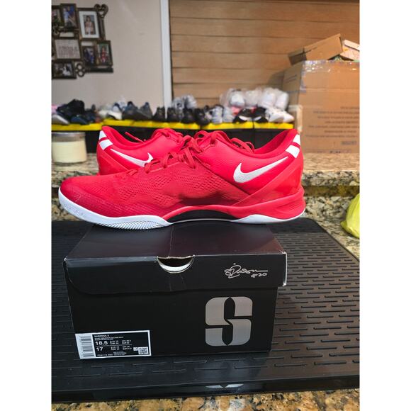 Nike Kobe 8 Protro 'University Red' - HM6469-600 SIZE 17 - Picture 6 of 7